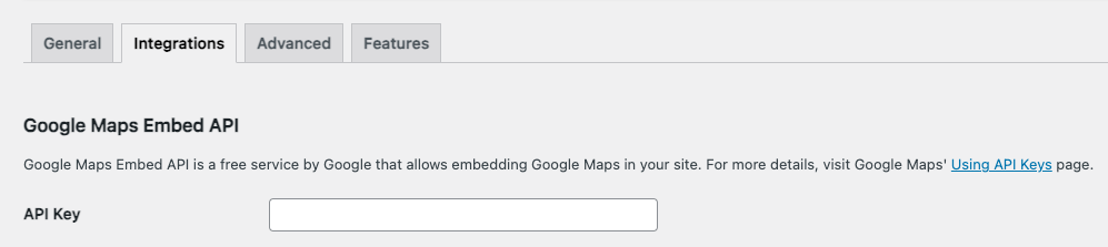 WordPress Google Maps fehler